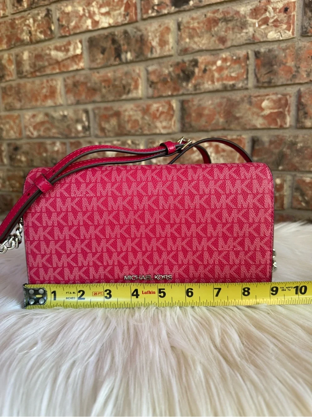 Michael Kors Pink Signature Crossbody Bag